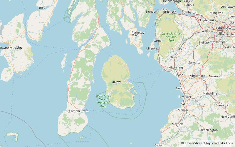 Beinn Tarsuinn location map