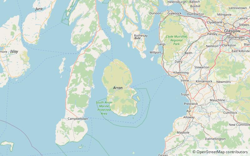 Goat Fell location map