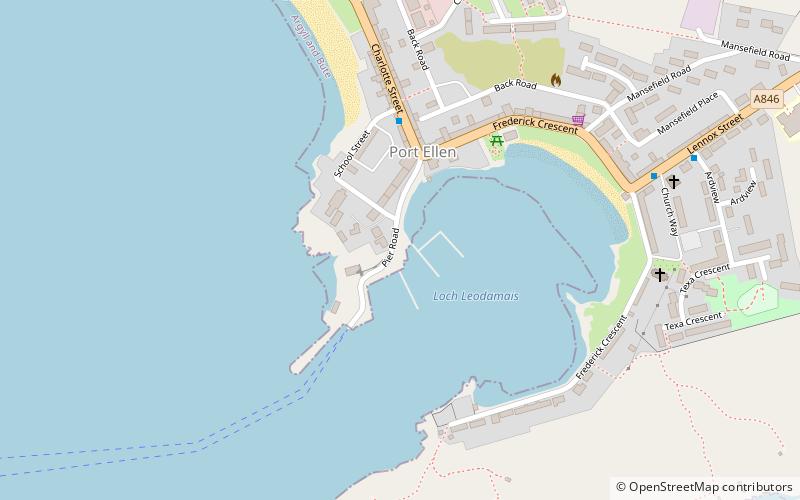 war memorial port ellen location map