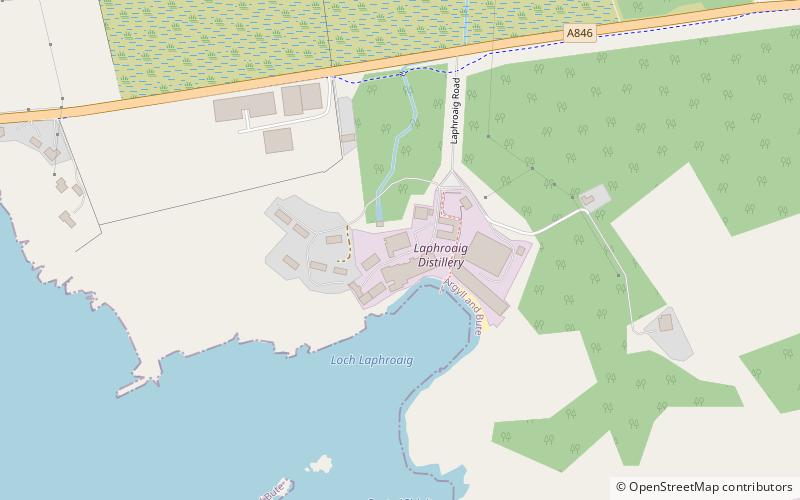 Laphroaig location map