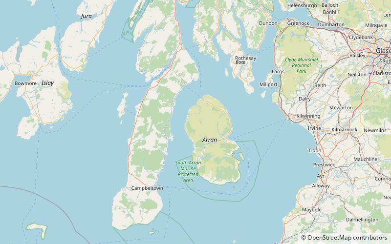 Beinn Bharrain location map