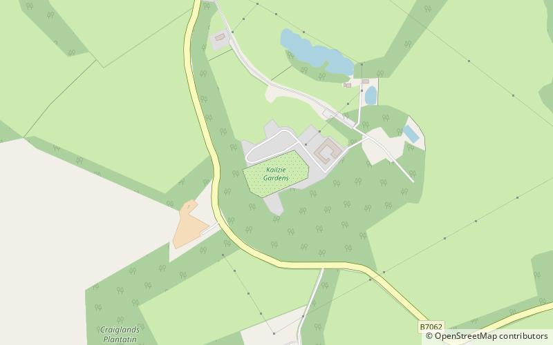 Kailzie Gardens location map