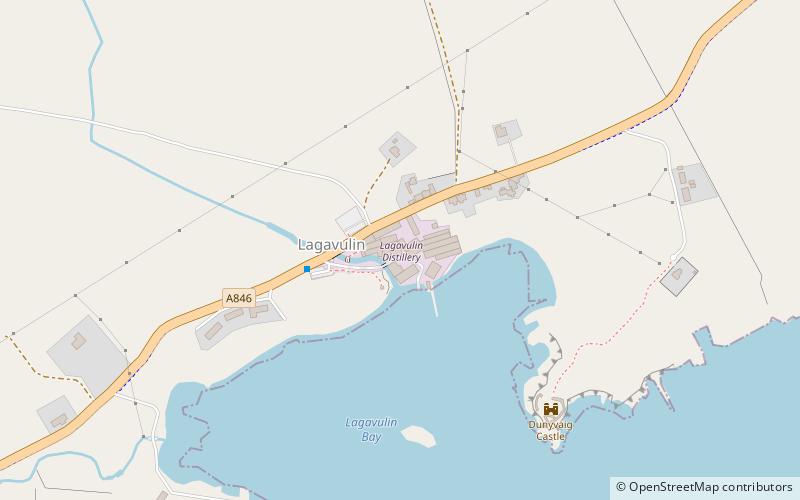 Lagavulin location map