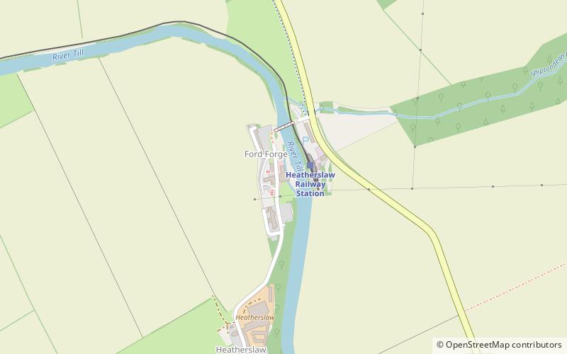 Heatherslaw Mill location map