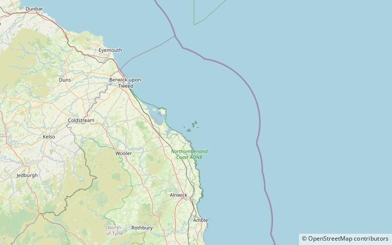 Longstone Lighthouse location map