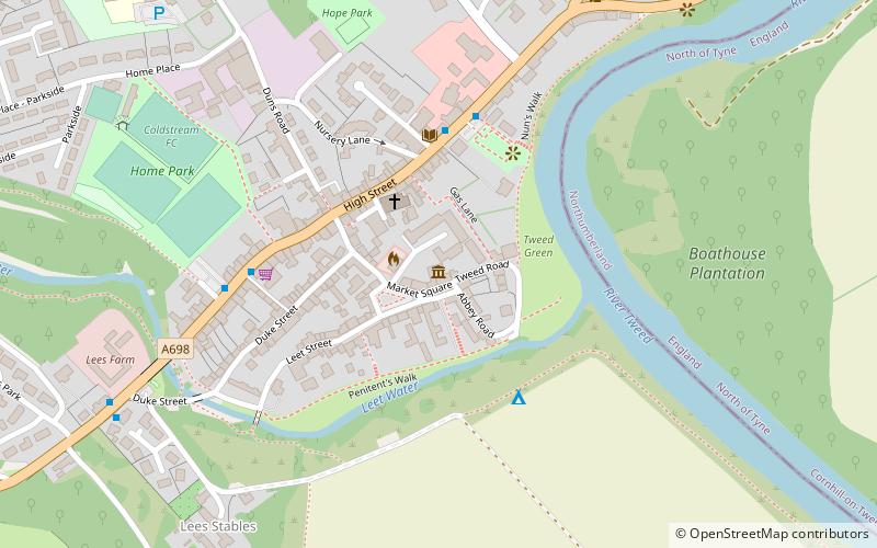 Coldstream Museum location map