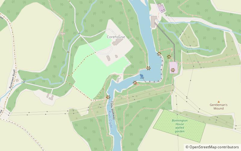 Corra Castle location map