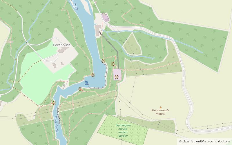 bonnington pavilion new lanark location map