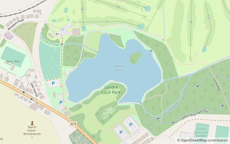 lanark loch location map