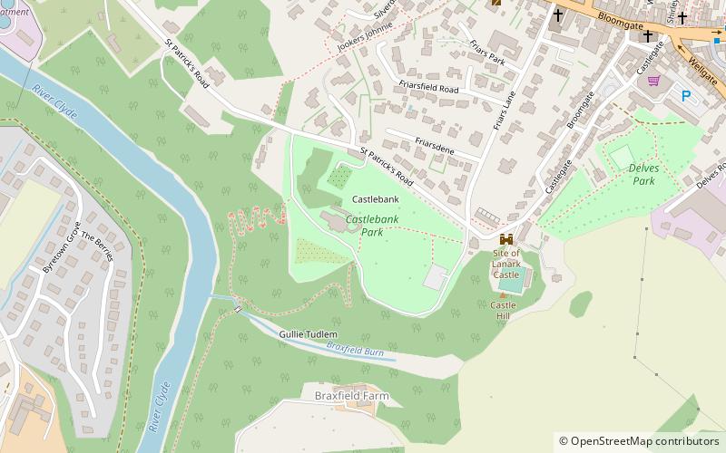 Castlebank Park location map