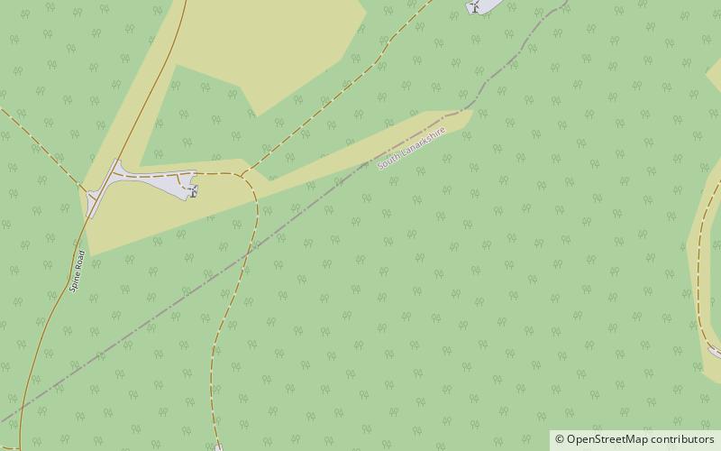 Whitelee Wind Farm location map