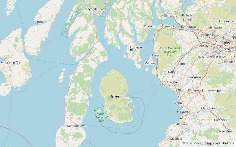 Creag Ghlas Laggan location map