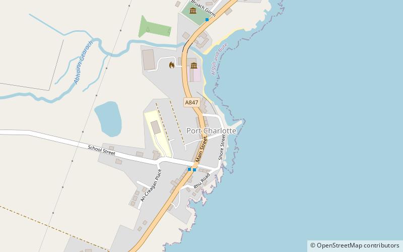 port charlotte islay location map
