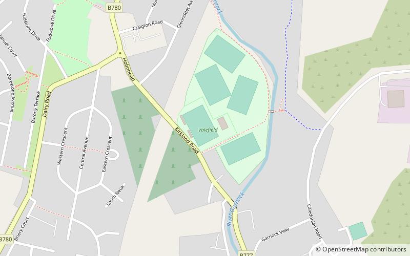 Valefield Park location map