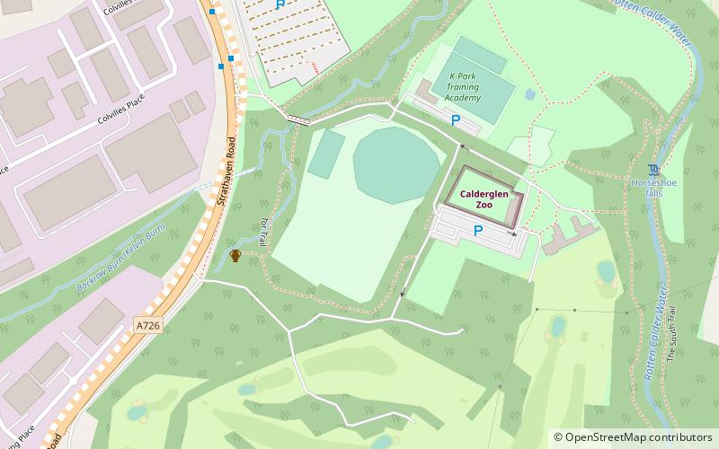 k park training academy east kilbride location map