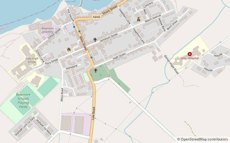 Kilarrow Parish Church location map
