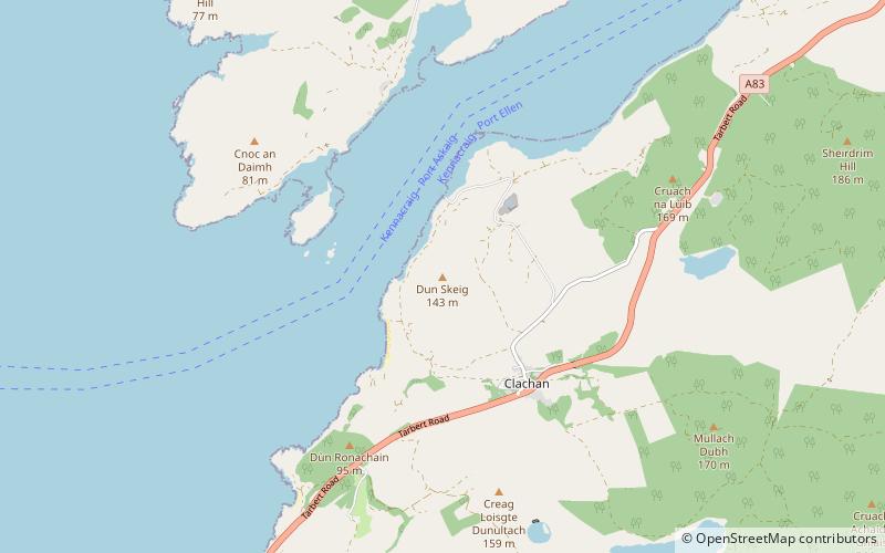 Dun Skeig location map