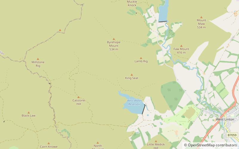 Pentland Hills location map