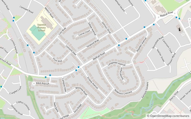Earnock Estate location map
