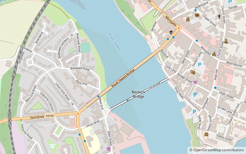 Royal Tweed Bridge location map