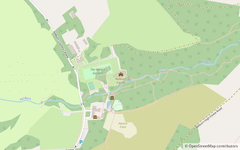 Kelburn Castle location map
