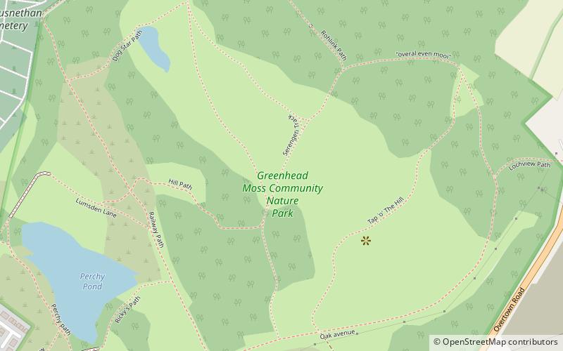 Greenhead Moss location map
