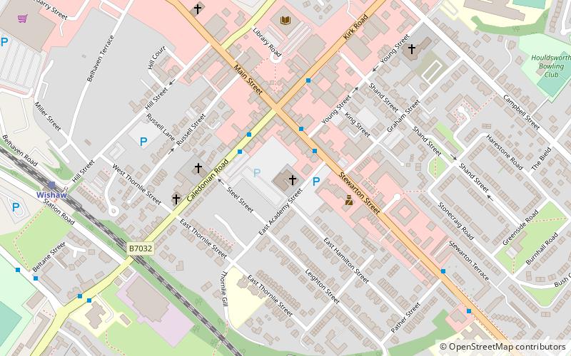 south wishaw parish church location map