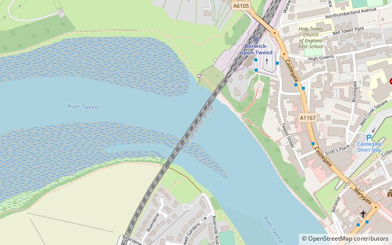 Royal Border Bridge location map