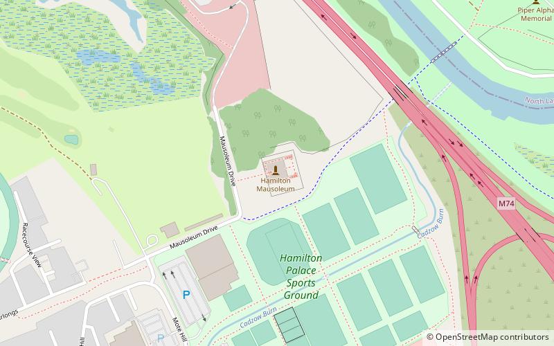 Hamilton Mausoleum location map