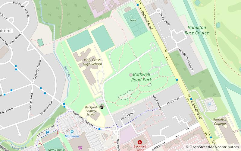 Bothwell Road Park location map