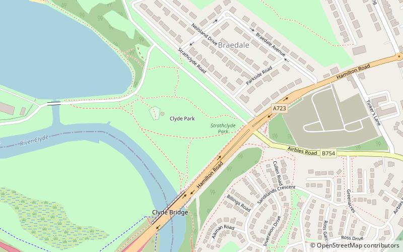 Strathclyde Park location map