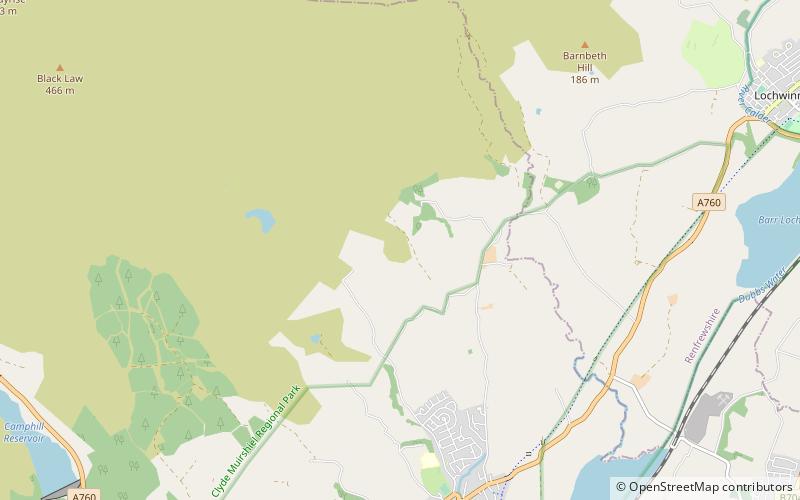 Glengarnock Castle location map