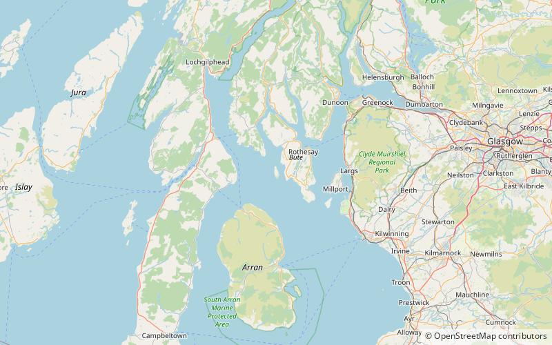 Inchmarnock location map