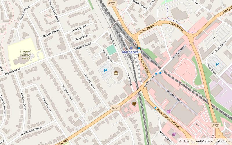 North Lanarkshire Heritage Centre location map