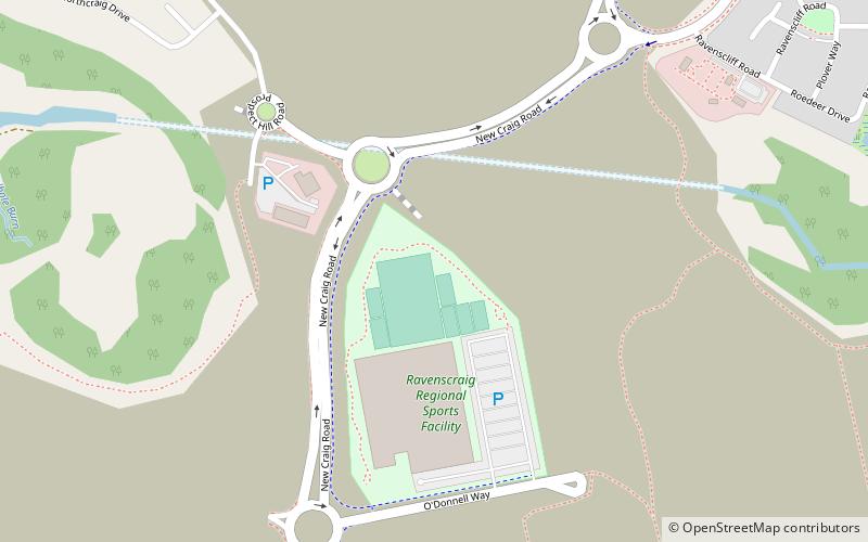 Ravenscraig Regional Sports Facility location map