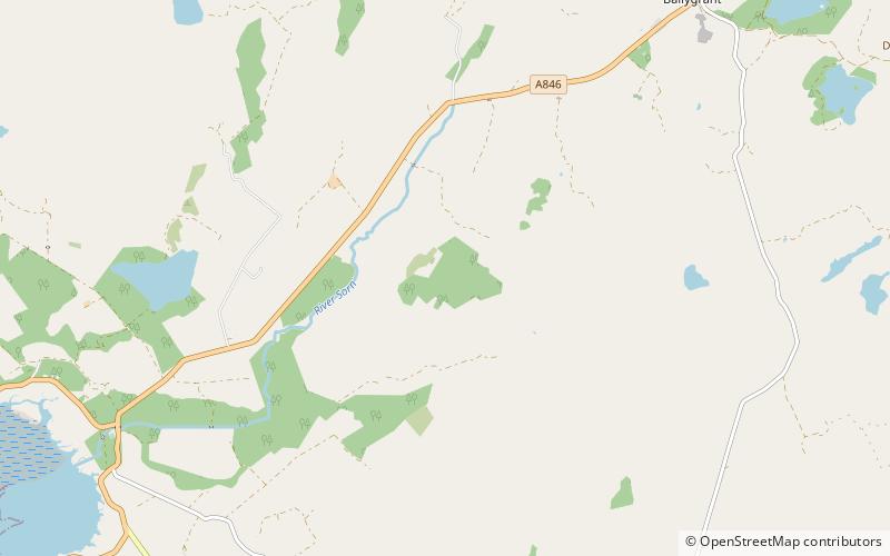 dun bhruichlinn islay location map