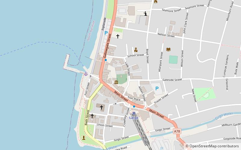 Skelmorlie Aisle location map