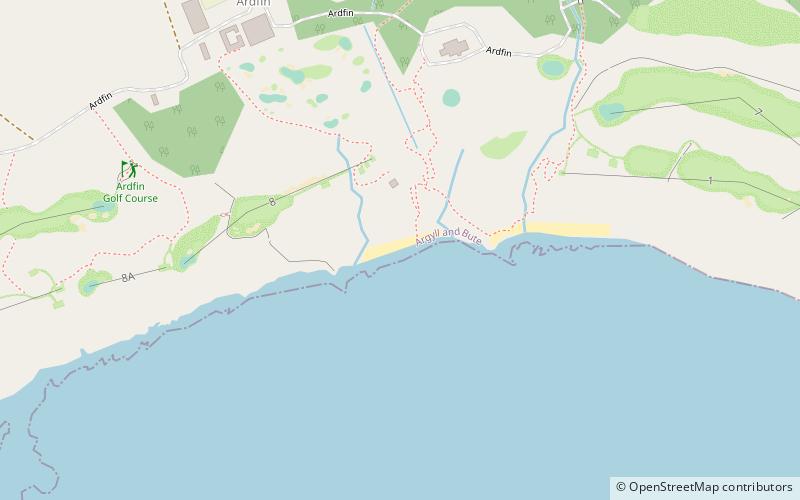 traigh bhan isle of jura location map