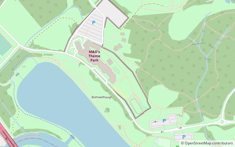 m ds scotlands theme park motherwell location map