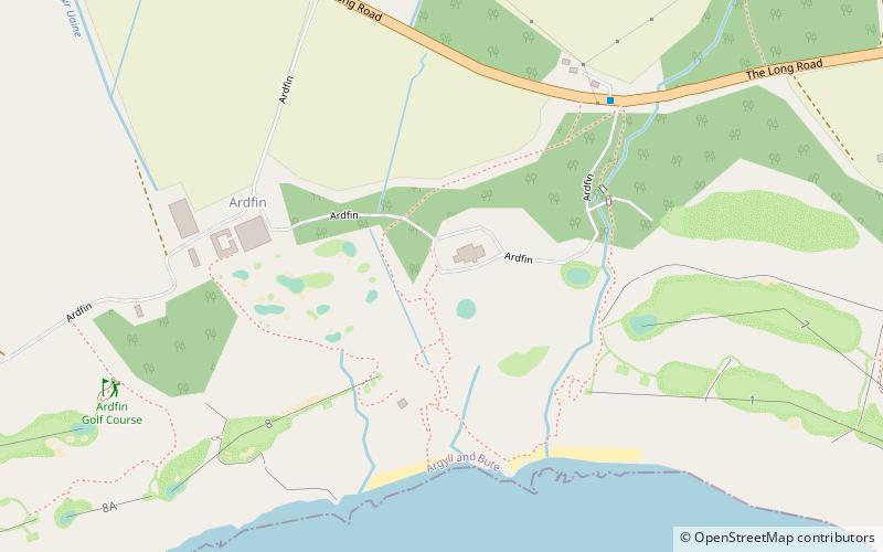 Ardfin location map