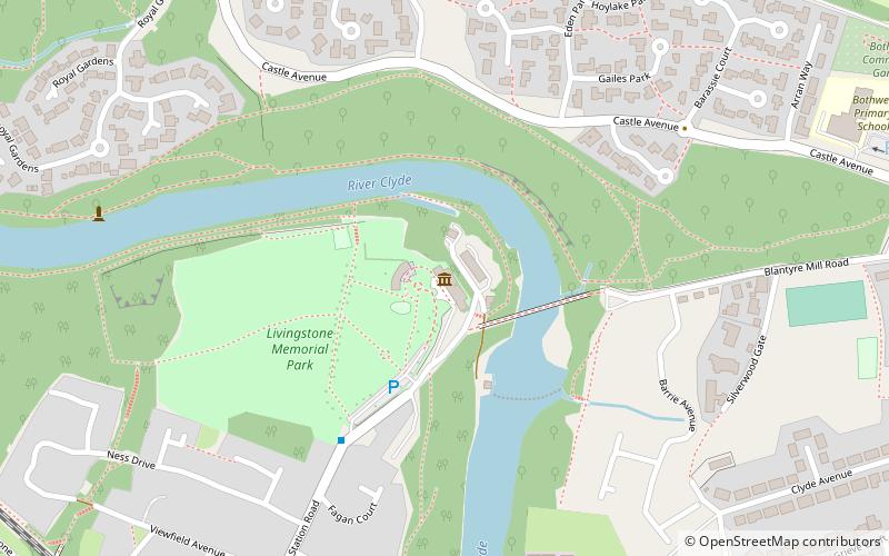 David Livingstone Centre location map