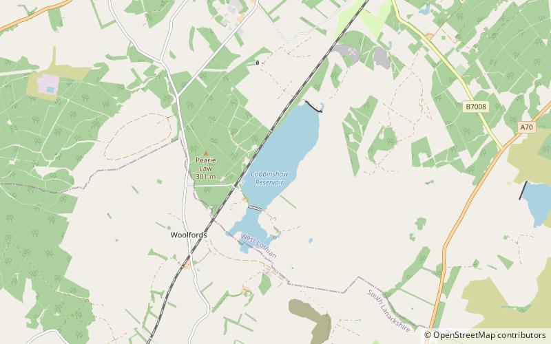 cobbinshaw reservoir location map