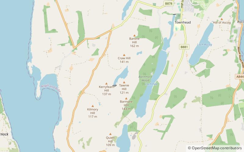 Dhu Loch location map