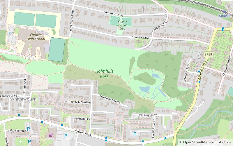 Holmhills Community Park Cambuslang location map