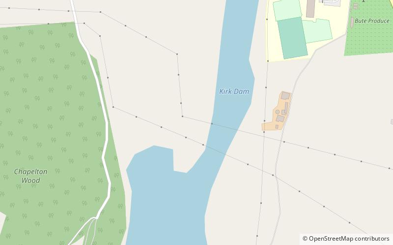 Kirk Dam location map