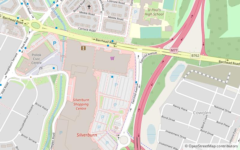 Silverburn Shopping Centre location map