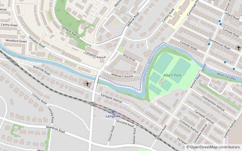 Millbrae Crescent location map