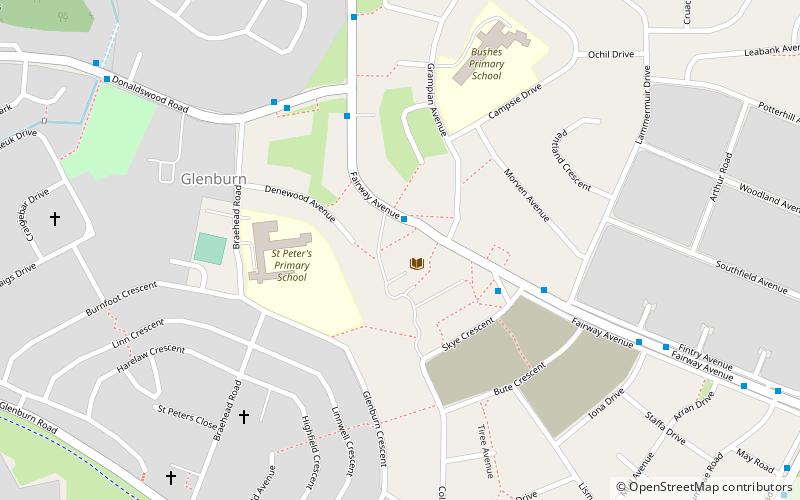 Glenburn location map