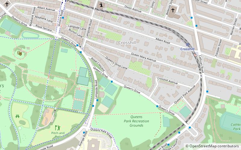 Crosshill Queen's Park Church location map