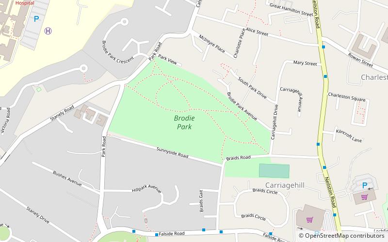 Brodie Park location map